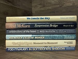 Immagine del venditore per 6 Rod McKuen Poetry Hardcover (We Touch the Sky, Suspension BRidg venduto da Archives Books inc.