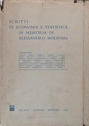 Scritti di economia e statistica in memoria di Alessandro Molinari