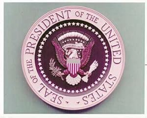 Original official White House color photograph of the Seal of the President of the United States