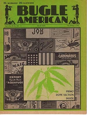 Seller image for Bugle American August 28-September 4, 1974. Volume 5 Number 28 (Number 169) for sale by Recycled Books & Music