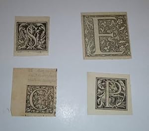 Seller image for A collection of 13 historiated and woodcut initials from the 16th-17th Centuries. for sale by Wittenborn Art Books