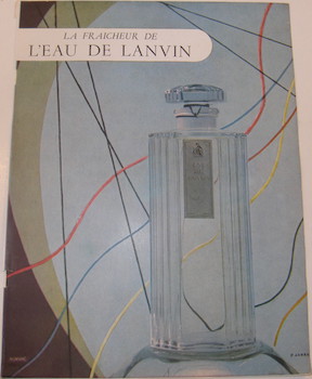 Lanvin Advertisements from Paris, 1940s-50s.
