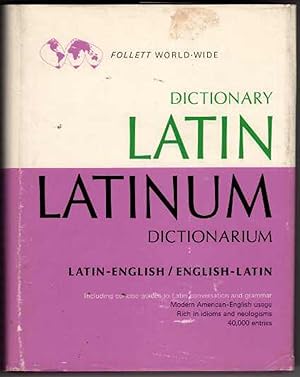 Dictionary Latin / Latinum Dictionarium: Latin-English / English-Latin