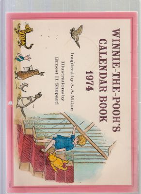 Seller image for Winnie-The-Pooh's Calendar Book 1974 for sale by Robinson Street Books, IOBA
