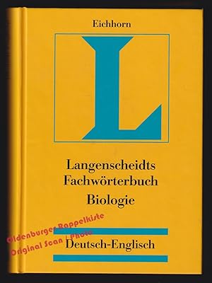 Langenscheidts Fachwörterbuch Biologie: Deutsch-Englisch - Eichhorn,Manfred (Hrsg)