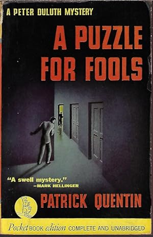 Imagen del vendedor de A PUZZLE FOR FOOLS; A Peter Duluth Mystery a la venta por Books from the Crypt