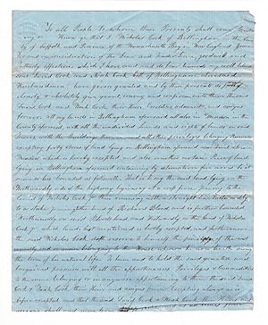 A dozen documents related to mid-19th century Massachusetts property