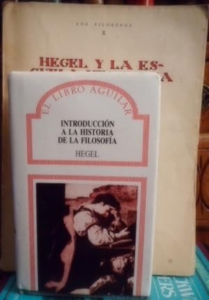 Imagen del vendedor de INTRODUCCIN A LA HISTORIA DE LA FILOSOFA + HEGEL Y LA ESCUELA HEGELIANA (2 libros) a la venta por Libros Dickens