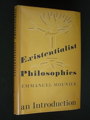 Bild des Verkufers fr Existentialist Philosophies: an Introduction zum Verkauf von Bookworks [MWABA, IOBA]