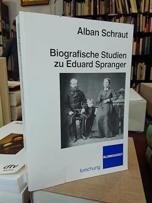 Immagine del venditore per Biografische Studien zu Eduard Spranger. venduto da Antiquariat Thomas Nonnenmacher