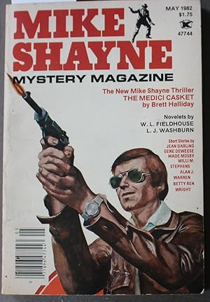 Imagen del vendedor de Mike Shayne - Mystery Magazine (Pulp Digest Magazine); Vol. 46, No. 5 May 1982 Published by Renown Publications Inc. The Medici Casket by Brett Halliday; W. L. Fieldhouse; L. J. Washburn; Jean Darling; Gene Dewiest; Wade Mosby; Willi M. Stephens; Alan a la venta por Comic World