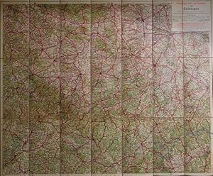 Ravensteins große Rad- und Autokarte Nr. 18. Thüringen