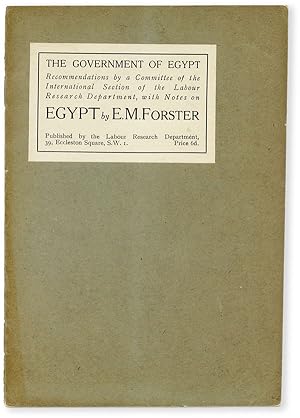 The Government of Egypt Recommendations by a Committee of the International Section of the Labour...