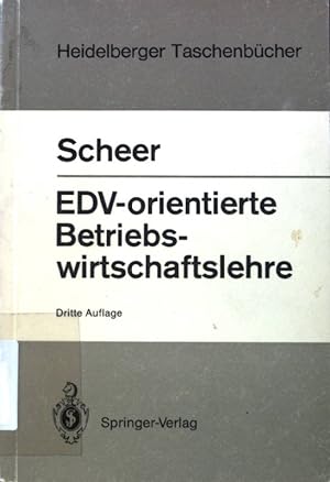 Bild des Verkufers fr EDV-orientierte Betriebswirtschaftslehre. Heidelberger Taschenbcher ; Bd. 236 zum Verkauf von books4less (Versandantiquariat Petra Gros GmbH & Co. KG)