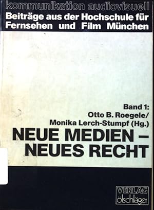 Immagine del venditore per Neue Medien - neues Recht. Kommunikation audiovisuell ; Bd. 1; venduto da books4less (Versandantiquariat Petra Gros GmbH & Co. KG)