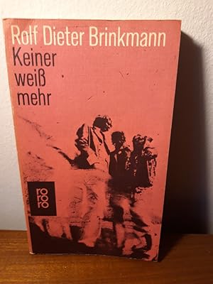 Bild des Verkufers fr Keiner weiss mehr. Roman. zum Verkauf von Antiquariat Langguth - lesenhilft