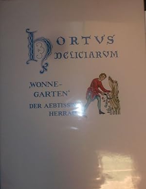 Hortus deliciarum: Wonnegarten der Aebtissin Herrad/ Le jardin des delices (35 Bildtafeln von 37)