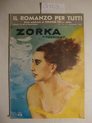 Immagine del venditore per Zorka venduto da Studio Bibliografico Restivo Navarra