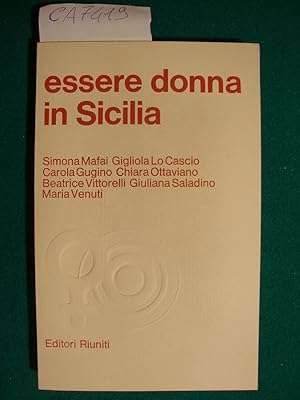 Immagine del venditore per Essere donna in Sicilia venduto da Studio Bibliografico Restivo Navarra