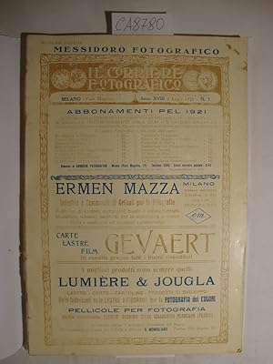 Il Corriere Fotografico - Rivista Mensile Illustrata - Anno XVIII (1921). n. 7 e n. 10