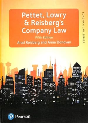 Image du vendeur pour Pettet, Lowry & Reisberg's Company Law 5 ed mis en vente par GreatBookPrices