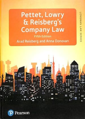 Image du vendeur pour Pettet, Lowry & Reisberg's Company Law 5 ed mis en vente par GreatBookPrices