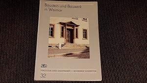 Baustein und Bauwerk in Weimar. Gerd Seidel und Walter Steiner. Mit Zeichn. von Walter Steiner. [...