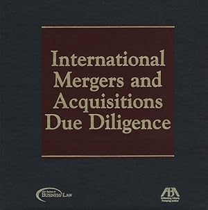 Seller image for International Mergers and Acquisitions Due Diligence for sale by GreatBookPrices