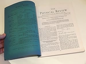 Immagine del venditore per Significance of Electromagnetic Potentials in the Quantum Theory, pp. 485-91 in Physical Review Vol. 115, No. 3, August 1, 1959. THE AHARONOV-BOHM EFFECT venduto da Landmarks of Science Books