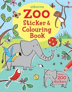 Imagen del vendedor de Zoo Sticker & Colouring Book a la venta por GreatBookPrices