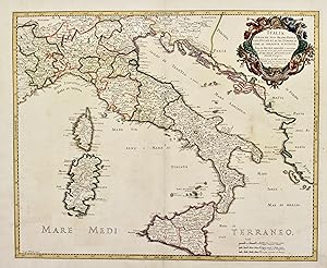 Italia divisa ne' suoi Regni, Principati, Ducati, et atri Dominii, si come al presente si ritrova...