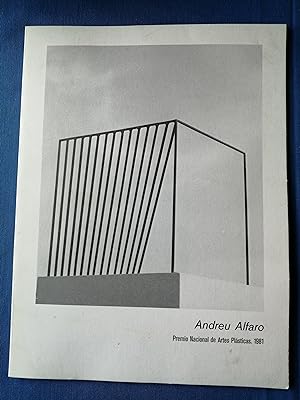 Imagen del vendedor de Andreu Alfaro : Premio Nacional de Artes Plsticas 1981 a la venta por Perolibros S.L.