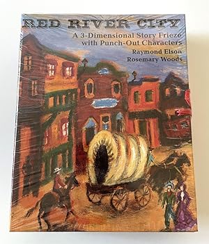 Bild des Verkufers fr Red River City A 3-Dimensional Story Frieze with Punch-Out Characters zum Verkauf von Time Traveler Books