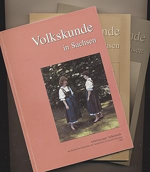 Seller image for Konvolut drei (3) Hefte: Volkskunde in Sachsen Heft 1: 99 S., 1996; Heft 2: 119, 1996; Heft 3: 119 S., 1997 for sale by Antiquariat Kastanienhof