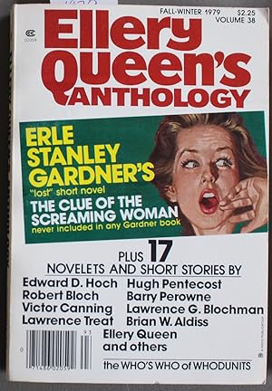 Seller image for Ellery Queens Anthology Fall/ Winter 1979 Vol 38 Published by Davis Publications Inc. - The Clue of the Screaming Woman by Stanley Gardner; Edward D. ; Robert Bloch; Victor Canning; Lawrence Treat; Hugh Pentecost; Barry Perowne; Lawrence G. Blochman; for sale by Comic World