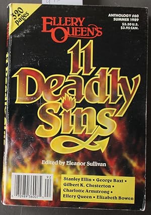 Image du vendeur pour Ellery Queen's 11 DEADLY SINS Anthology #60 Summer 1989; - Stanley Ellin; George Baxt; Gilbert K. Chesterton; Charlotte Armstrong; Ellery Queen; Elizabeth Bowen; The Man of God by Leo Tolstoy mis en vente par Comic World