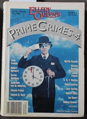 Imagen del vendedor de Ellery Queen's Prime Crimes 4 Anthology - #55 Fall 1986 - Celia Fremlin; Robert Barnard; Avram Davidson; Janwillem can de Wetering; Antonia Fraser; Edward D. Hoch; Martin Russell; Shizuko Netsuke; James Powell; H. R. F. Keating; Peter Godfrey; a la venta por Comic World