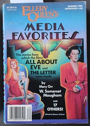 Seller image for Ellery Queen's Anthology #58 Media Favorites Summer 1988 - All About Ever and The Letter Were Made by Mary Orr W. Somerset Maugham; Edited By Eleanor Sullivan for sale by Comic World
