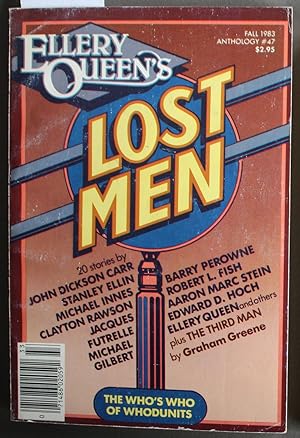 Seller image for Ellery Queens Anthology FALL 1983 Anthology #47 Published by Davis Publications Inc. - Lost Men; John Dickson Carr; Stanley Ellin; Michael Innes; Clayton Rawson; Jacques Futrelle; Michael Gilbert; Barry Perowne; Robert L. Fish; Aaron Marc Stein; Edward for sale by Comic World