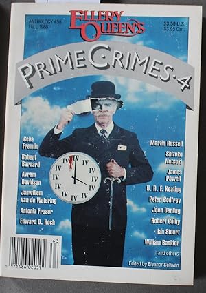 Bild des Verkufers fr Ellery Queen's Prime Crimes 4 Anthology - #55 Fall 1986 - Celia Fremlin; Robert Barnard; Avram Davidson; Janwillem can de Wetering; Antonia Fraser; Edward D. Hoch; Martin Russell; Shizuko Netsuke; James Powell; H. R. F. Keating; Peter Godfrey; zum Verkauf von Comic World