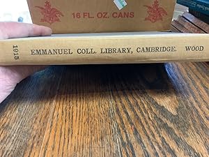 A Hand-List of English Books in the Library of Emmanuel College, Cambridge Printed Before MDCXLI