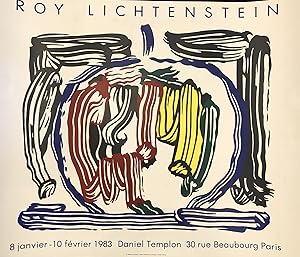 ROY LICHTENSTEIN. Galerie Daniel Templon. 1983.(Original Vintage Poster)