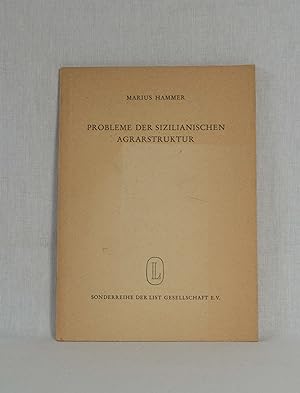 Seller image for Probleme der sizilianischen Agrarstruktur. (= 2. Sonderreihe der List Gesellschaft e.V.: Zur Politik der Gegenwart, Band 4). for sale by Versandantiquariat Waffel-Schrder