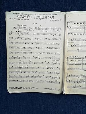 Mambo Italiano - Orch. by Bernard Ebbinghouse