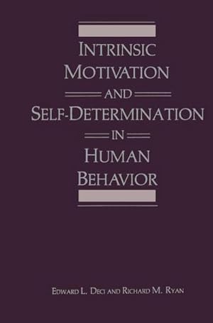 Imagen del vendedor de Intrinsic Motivation and Self-Determination in Human Behavior a la venta por AHA-BUCH GmbH