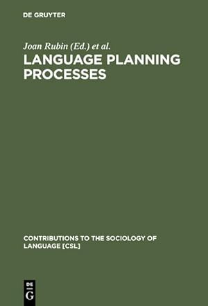 Image du vendeur pour Language Planning Processes mis en vente par AHA-BUCH GmbH