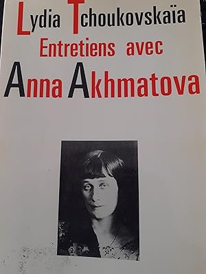 Bild des Verkufers fr Entretiens avec Akhmatova in-8,broch,556 pages zum Verkauf von LIBRAIRIE EXPRESSIONS