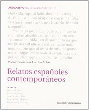 Imagen del vendedor de Coleccion Audiolibros (Book & CD): Relatos Espanoles Contemporaneos + CD a la venta por WeBuyBooks