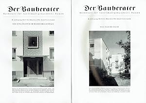 Der Bauberater. Werkblatt für landschaftsgebundenes Bauen. 26. Jahrgang 1961. Heft 1 - 4 in 2 Hef...