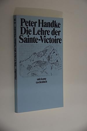 Bild des Verkufers fr Die Lehre der Sainte-Victoire. Suhrkamp Taschenbuch; 1070 zum Verkauf von Antiquariat Biebusch